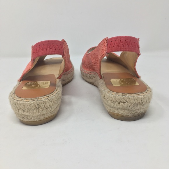 Kanna Women’s 39 Peep Toe Espadrille SlingBack - Picture 6 of 8